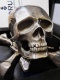 Jolly Roger Skull Clock