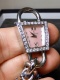 Women's Padlock Diamonds Pink MOP Dial