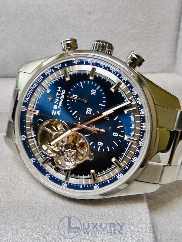Zenith el primero chronomaster discount blue