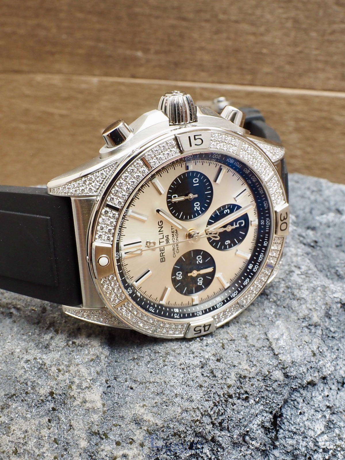 Breitling Chronomat Factory Diamonds