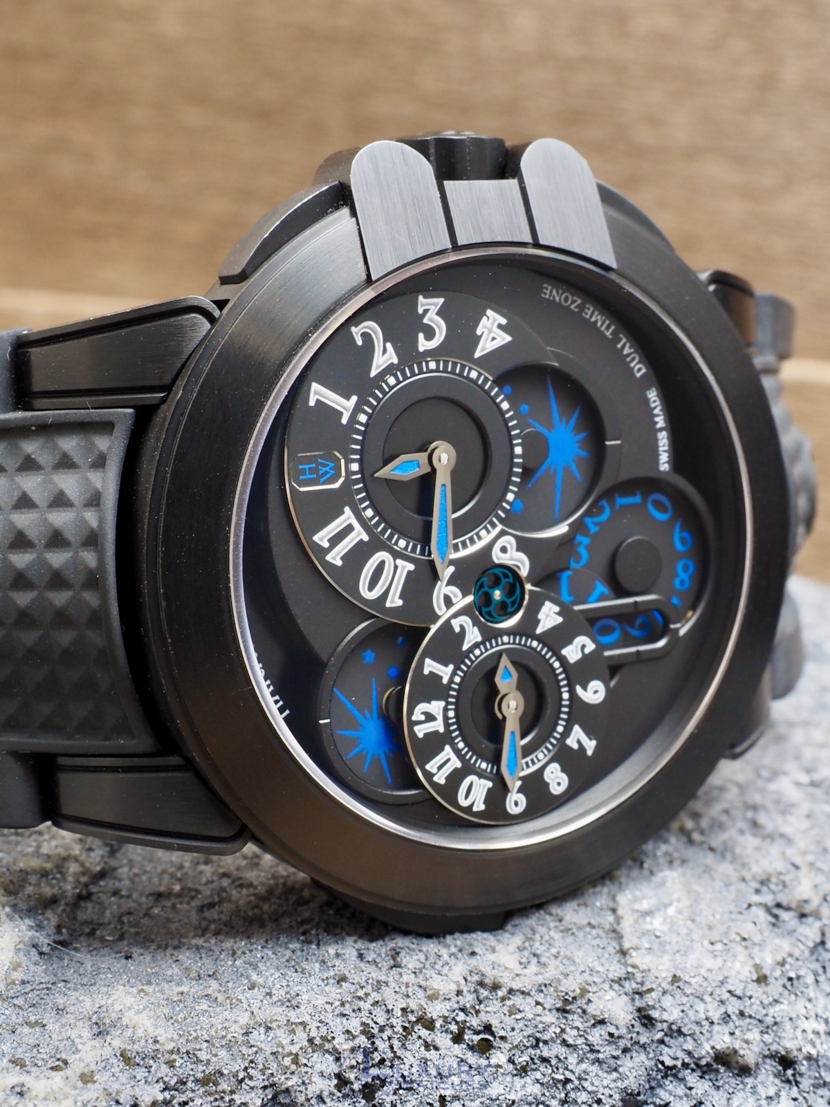 Harry Winston Ocean Dual Time Z4 All Black